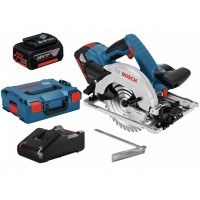 Akumuliatorinis diskinis pjūklas Bosch GKS 18V-57 G Professional 2x4.0Ah